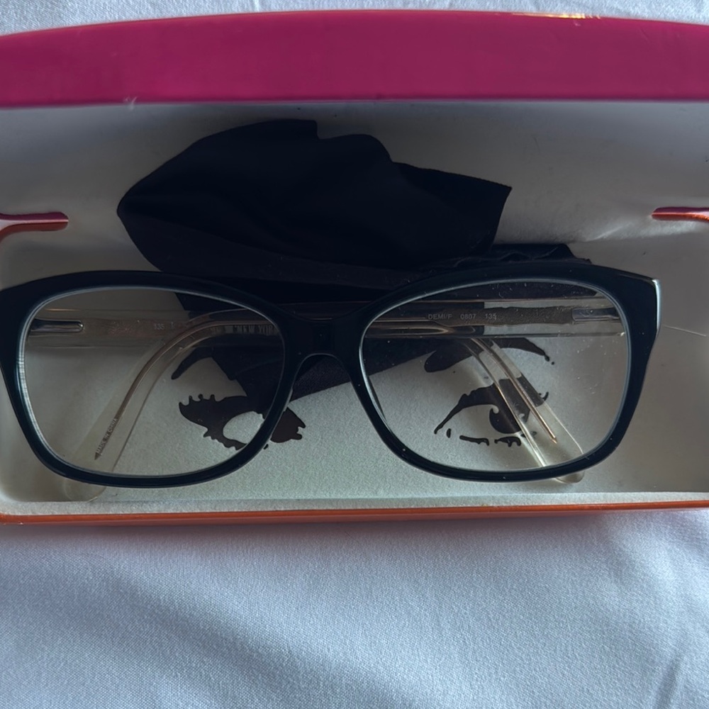 Black Rectangular Eyeglasses - image 1